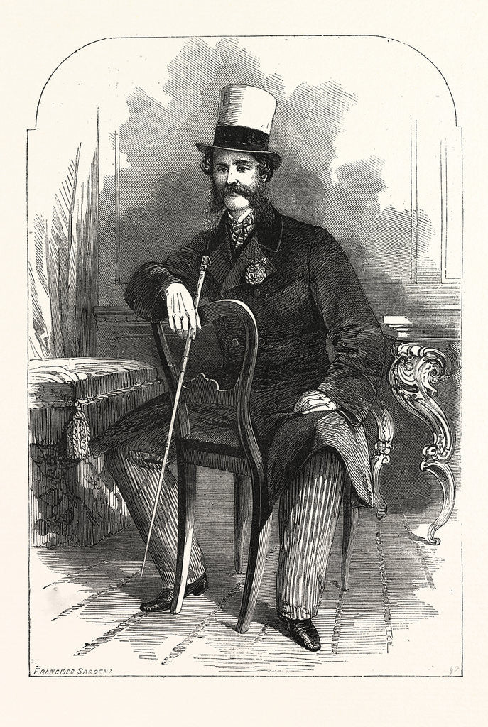 Detail of Mr. Howard Paul As Rattleton Cheek. Theatre by Anonymous