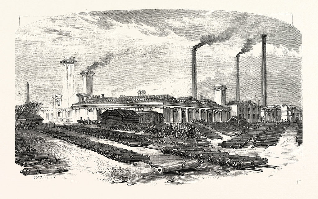 Detail of The New Forge at Woolwich by Anonymous