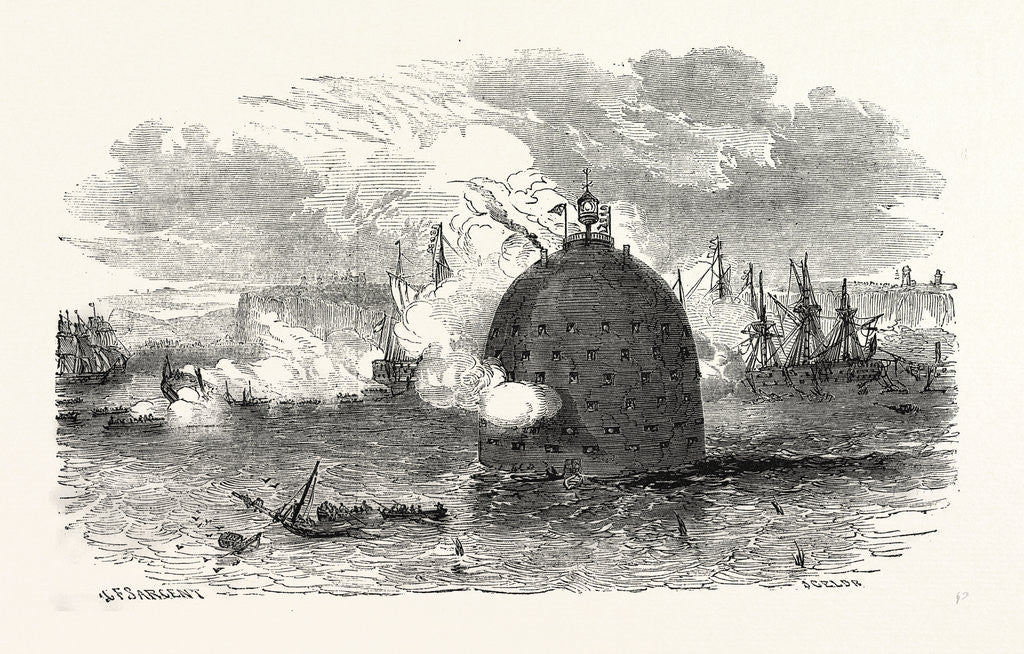 Detail of The New Iron Battery by Anonymous