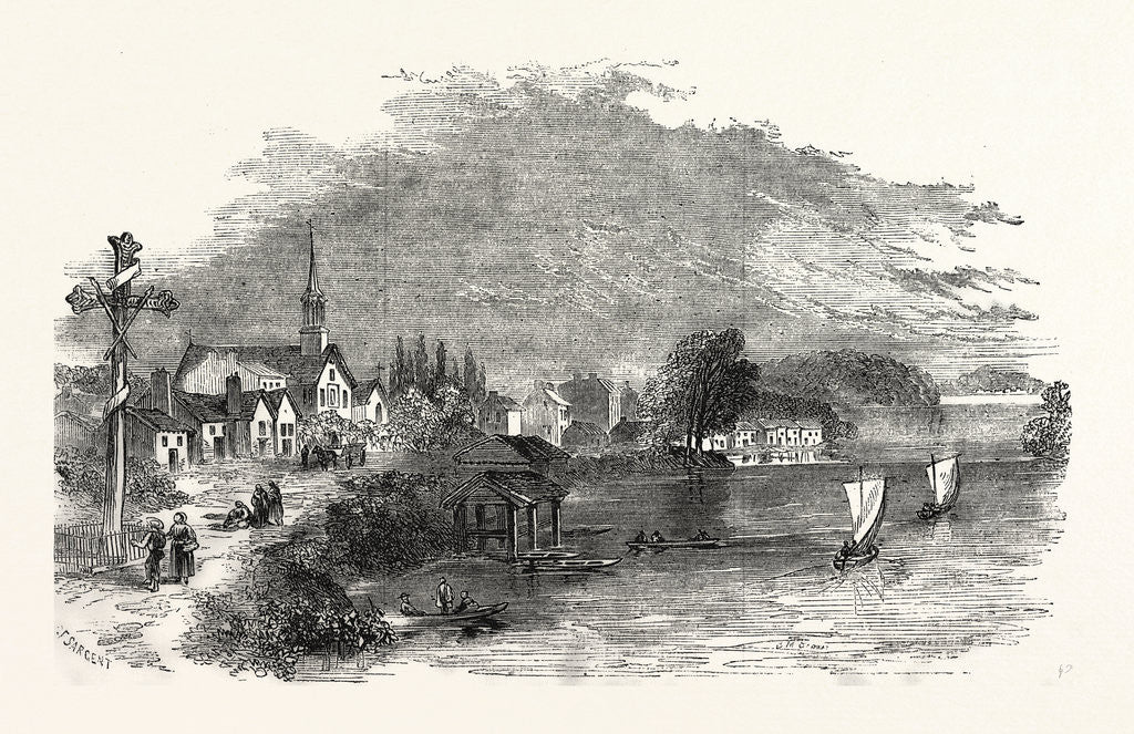 Detail of The River Hudson, United States of America, Us, USA by Anonymous