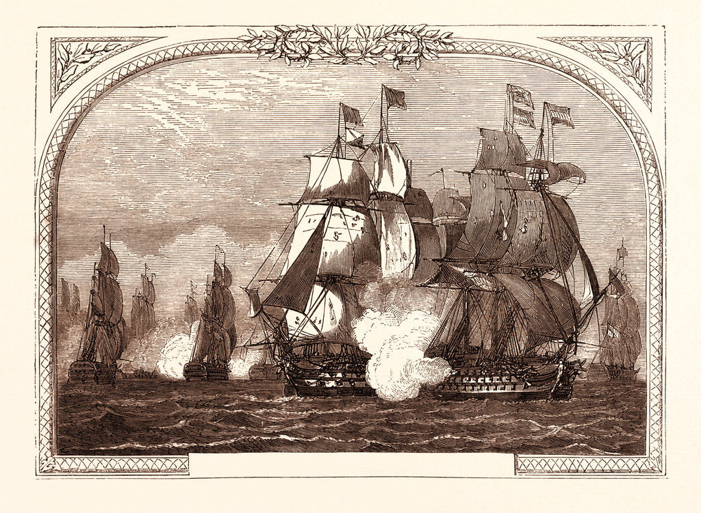 Detail of Sir John Jervis' Action Off Cape St. Vincent, February 14th, 1797 by Anonymous