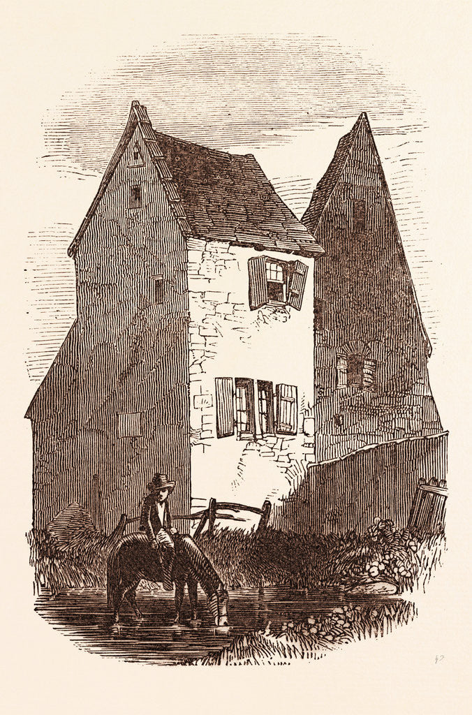 Detail of Luther's House, Near Heidelberg, Germany by Anonymous