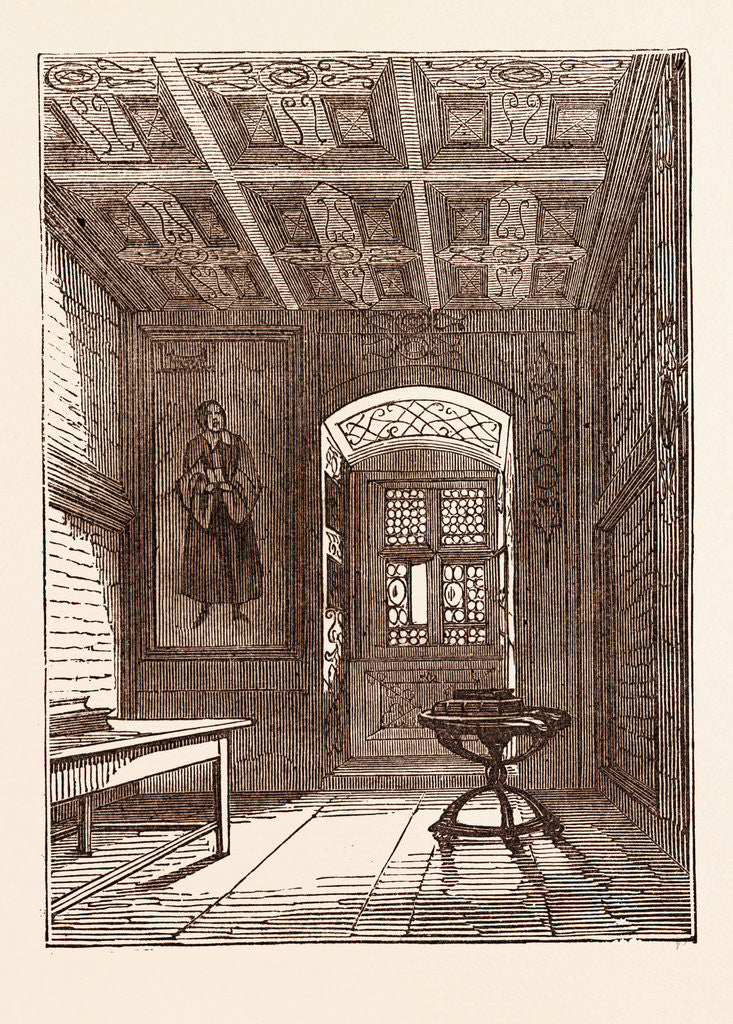 Detail of Luther's Chamber at Erfurt, Germany by Anonymous