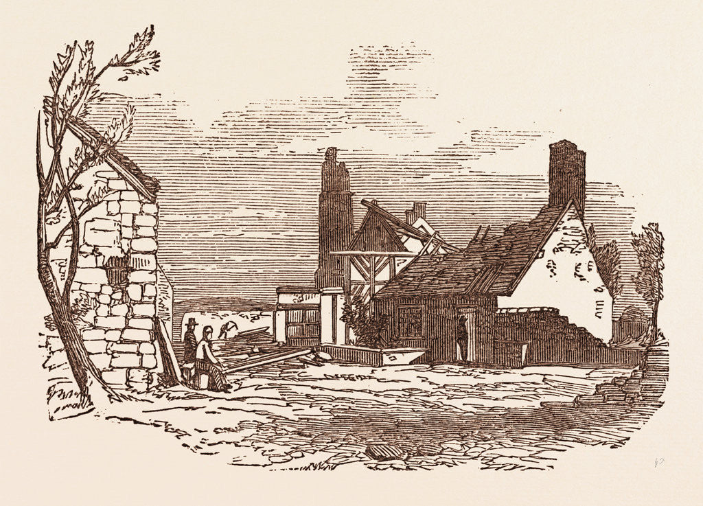 Detail of Remains of Shelton Hall by Anonymous