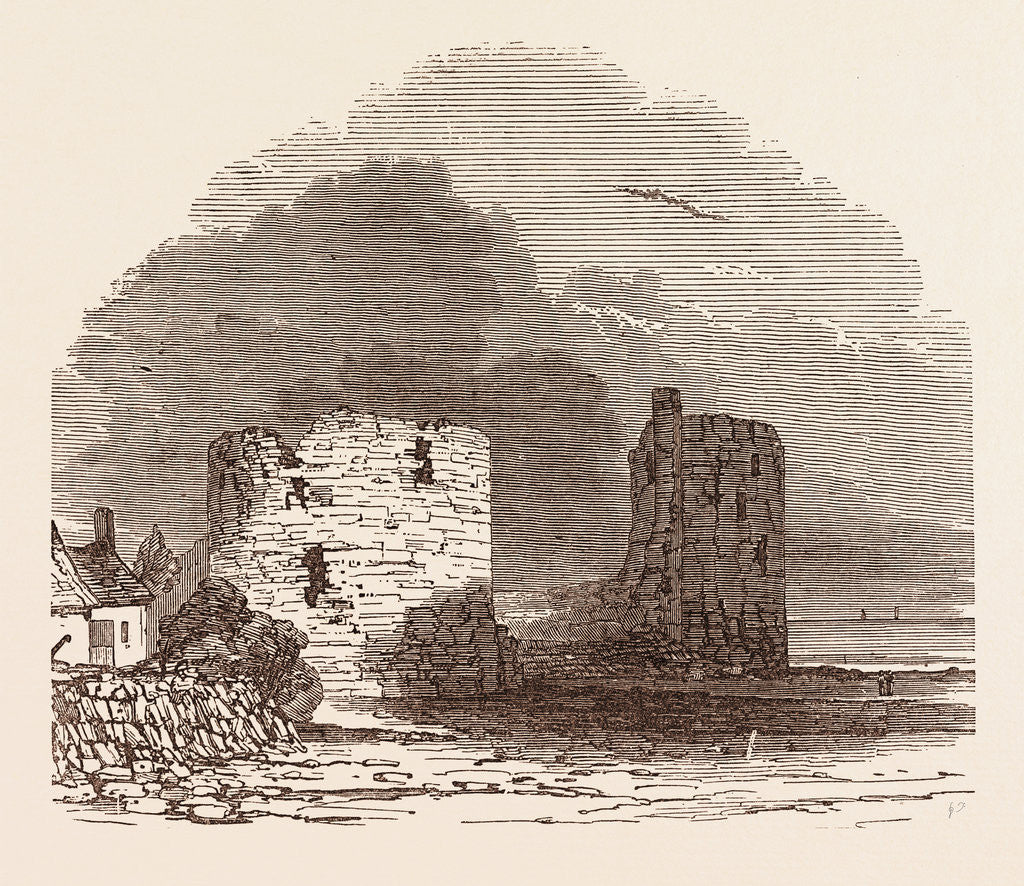 Detail of Remains of Flint Castle, Located in Flint, Flintshire by Anonymous