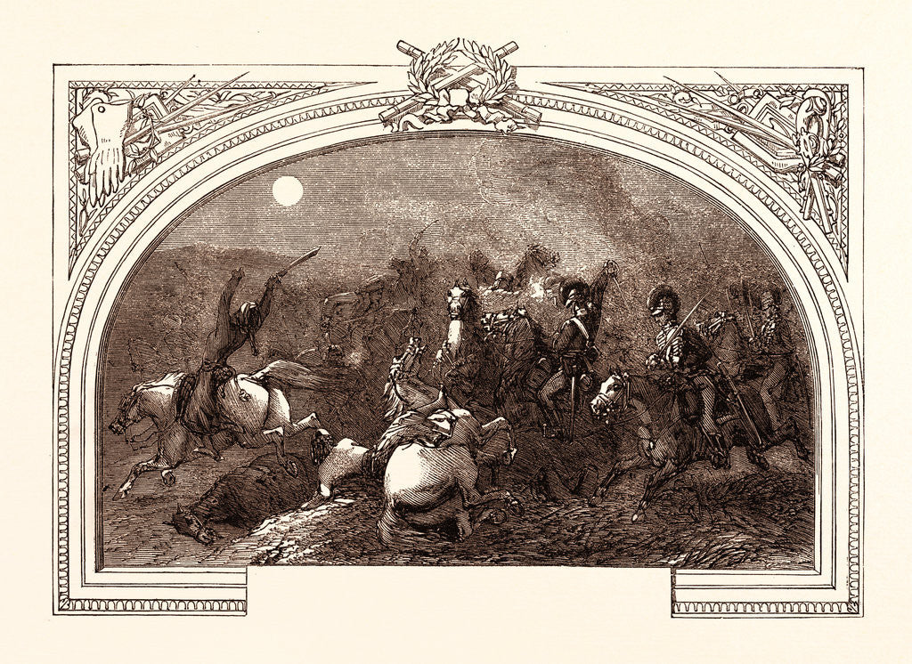 Detail of Battle of Argaum, (Wellesley), November 28th, 1803. Argaon is a Town in the Ratnagiri District of Maharashtra State in (India). by Anonymous