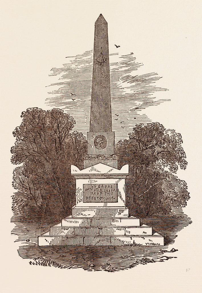 Detail of Monument to John Howard, the Philanthropist, at Kherson; Died January 20, 1790 by Anonymous