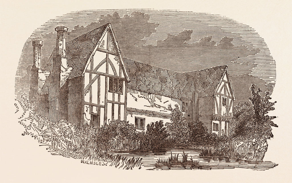 Detail of House of Bradshaw, at Walton-Upon-Thames, President at the Trial of Charles I., January 30, 1648-9 by Anonymous