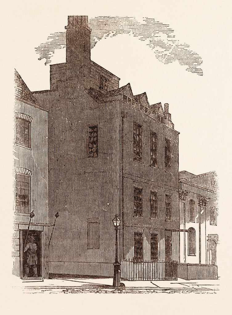 Detail of The Last London Residence of Sir Isaac Newton by Anonymous