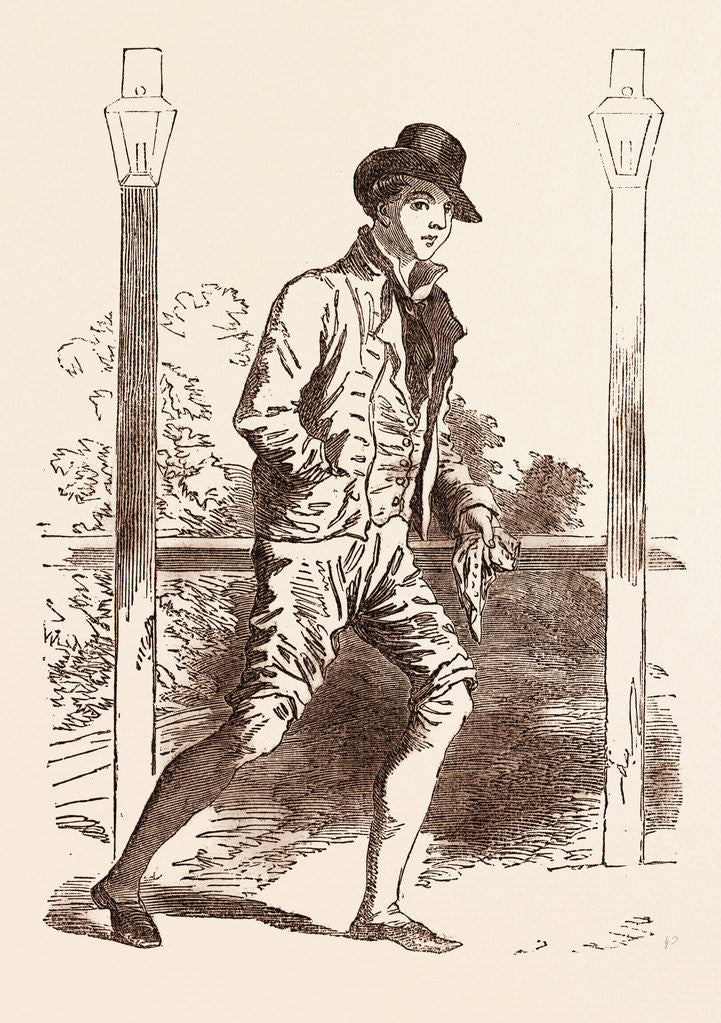 Detail of Captain Barclay, the Celebrated Pedestrian by Anonymous