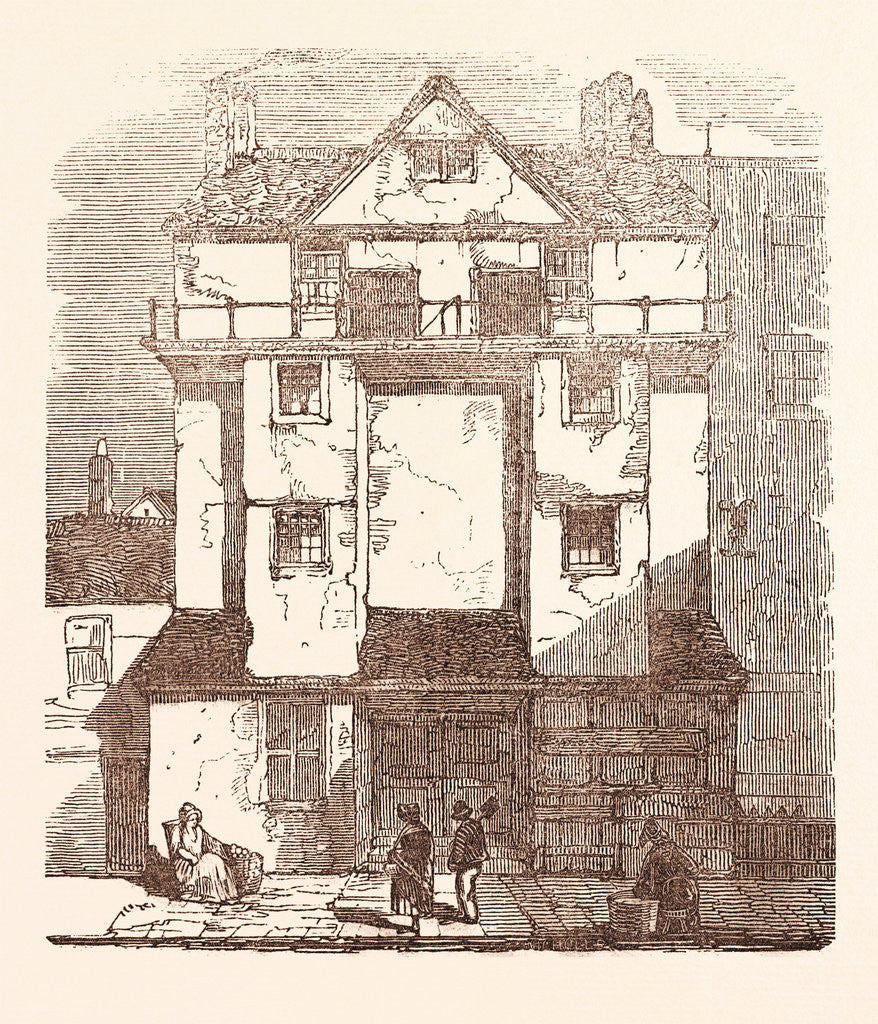 Detail of Caxton's House, in the Almonry by Anonymous