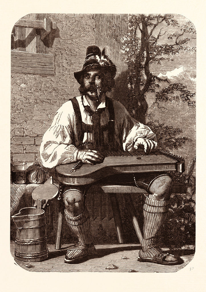 Detail of A Tyrolese Composer by Anonymous