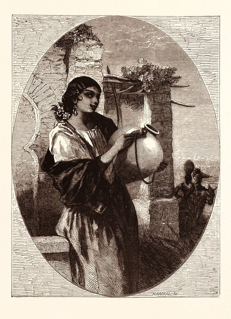 Detail of A Spanish Gipsy, Spain by Anonymous