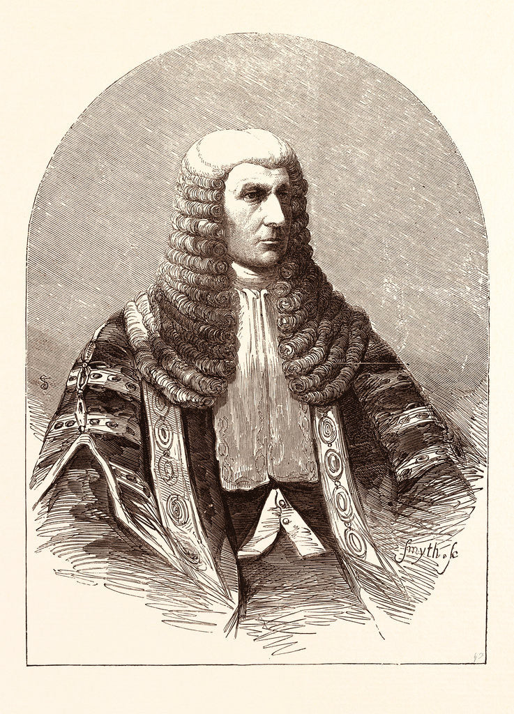 Detail of The New Speaker of the House of Commons, the Right Hon. John Evelyn Denison by Anonymous