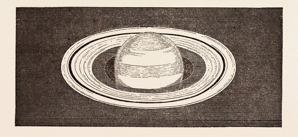 Detail of Saturn, November 27, 1855 by Anonymous
