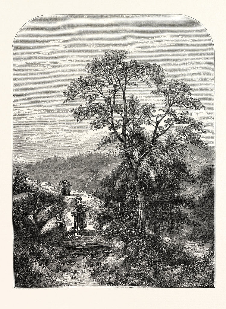 Detail of A Mountain Spring by Anonymous