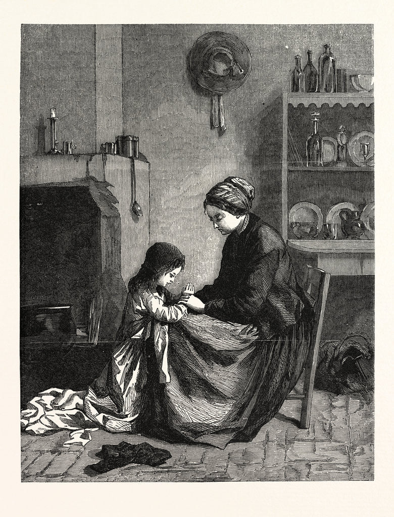 Detail of The Prayer by Anonymous