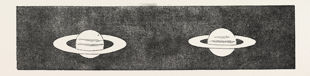 Detail of Rings and Ball of Saturn, 1859. January, and November by Anonymous