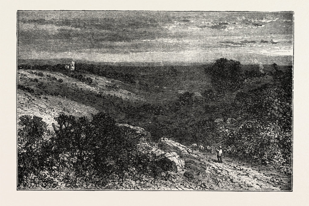 Detail of Sir Waler Scott, Marmion, on Derby Hills the Paths Are Steep, in Ouse and Tyne the Fords Are Deep by Anonymous