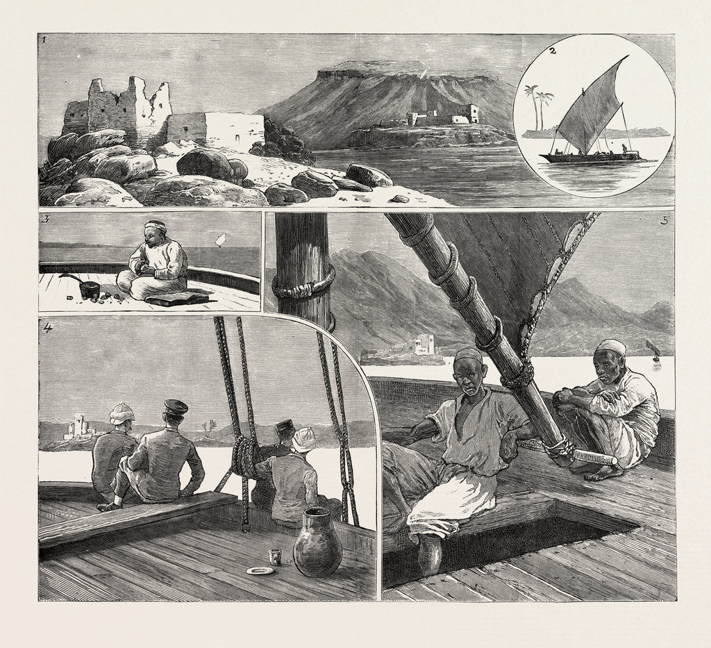 Detail of On Board a Nuggar by Anonymous