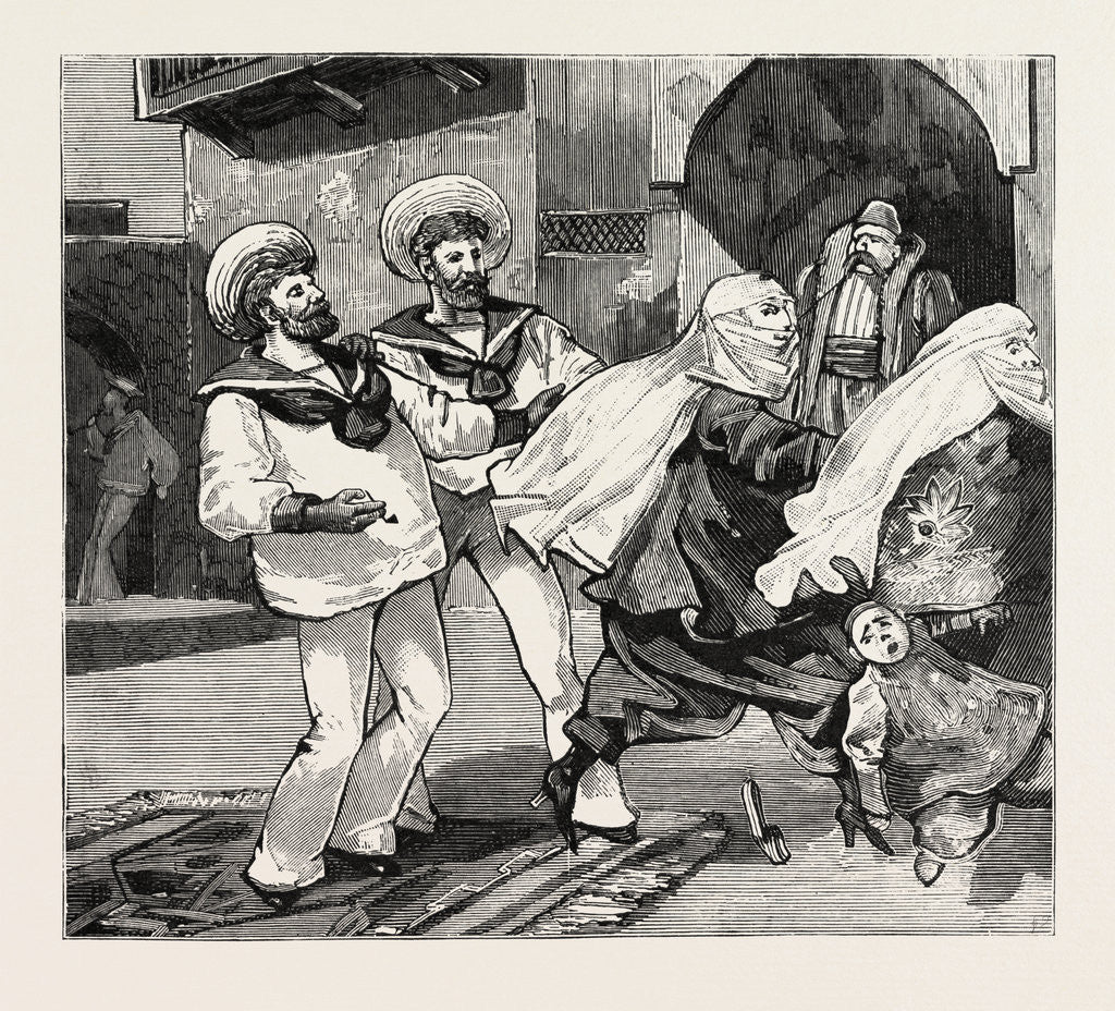 Detail of We Pursue the Native Ladies by Anonymous