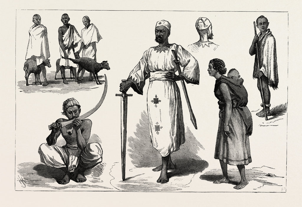 Detail of Sketches in Abyssinia by Anonymous