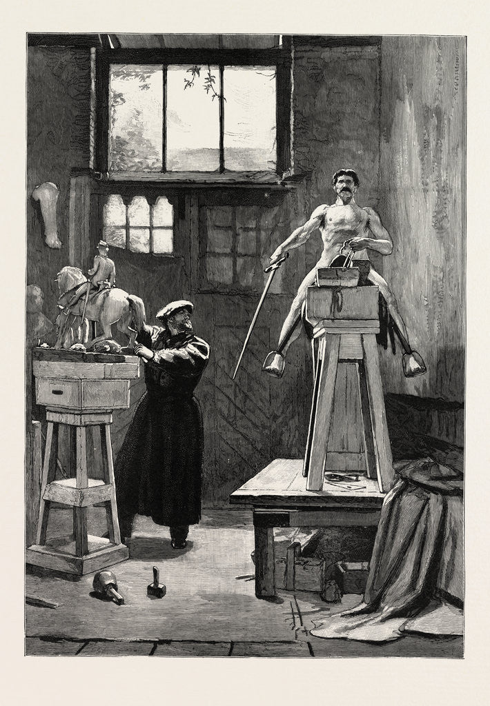 Detail of Sculptor' Studio by Anonymous