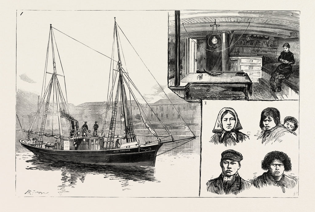 Detail of The Mission Ship of the South American Missionary Society by Anonymous