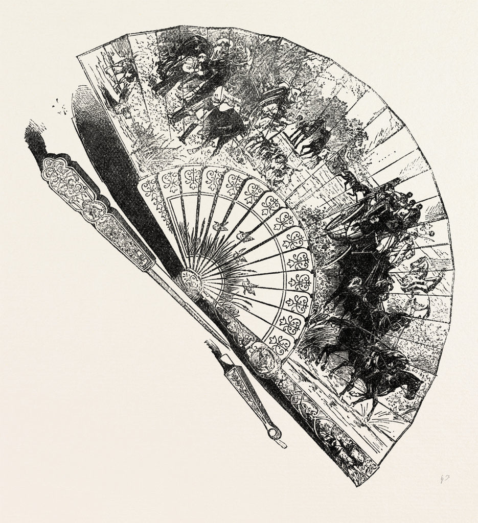 Detail of Fan by Anonymous