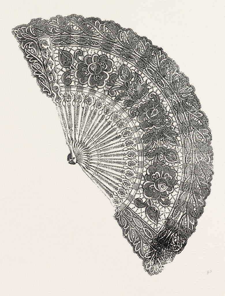 Detail of Fan by Anonymous