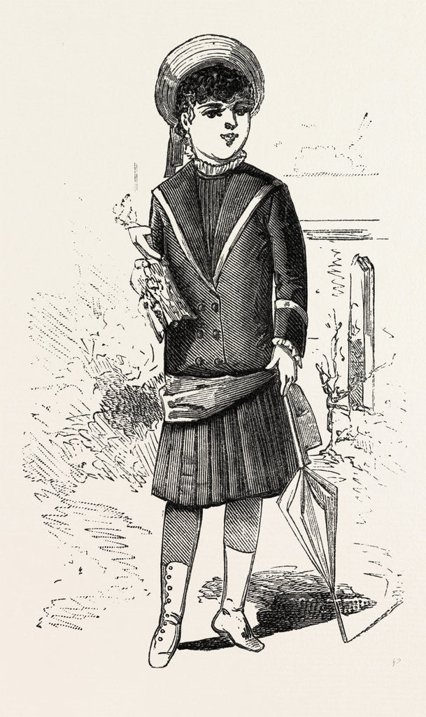 Detail of Sailor Costume for Girl of Four by Anonymous