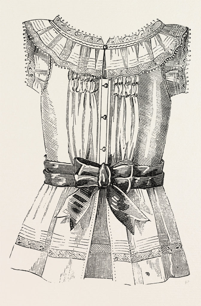 Detail of Child's Overall Pinafore, Back by Anonymous
