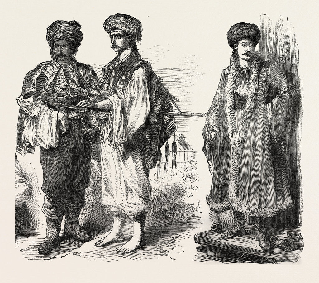 Detail of Types from Albania, Kurdistan, and Armenia by Anonymous