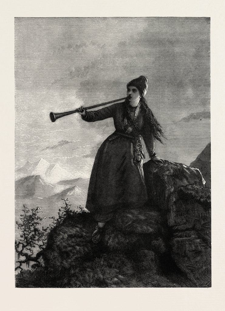 Detail of Lapponian Peasant Girl, European, Finland, Lapp by Anonymous