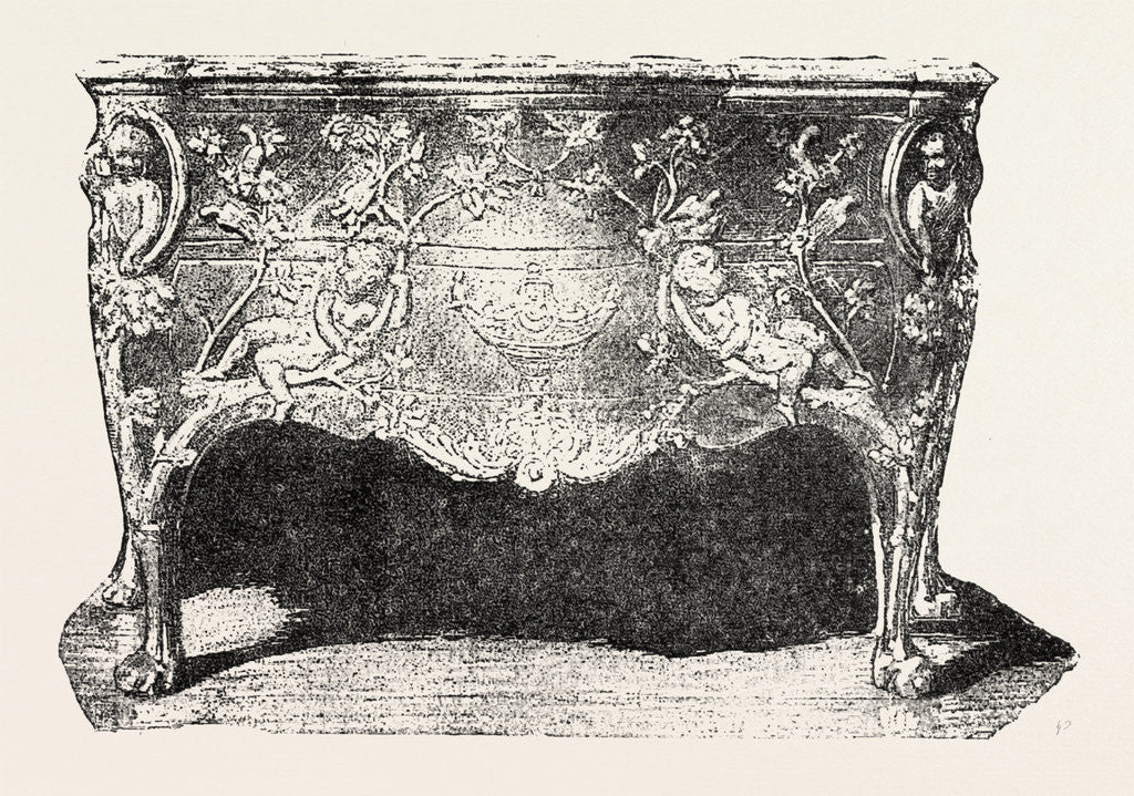 Detail of Commode, Louis XV. Hamilton Collection, Furniture by Anonymous