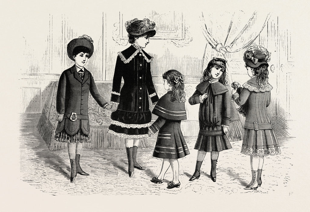 Detail of Children's Winter Costumes by Anonymous