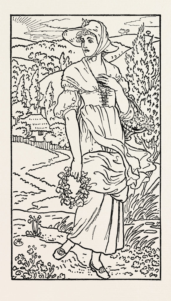 Detail of Early Morning. From Pan Pipes by Anonymous