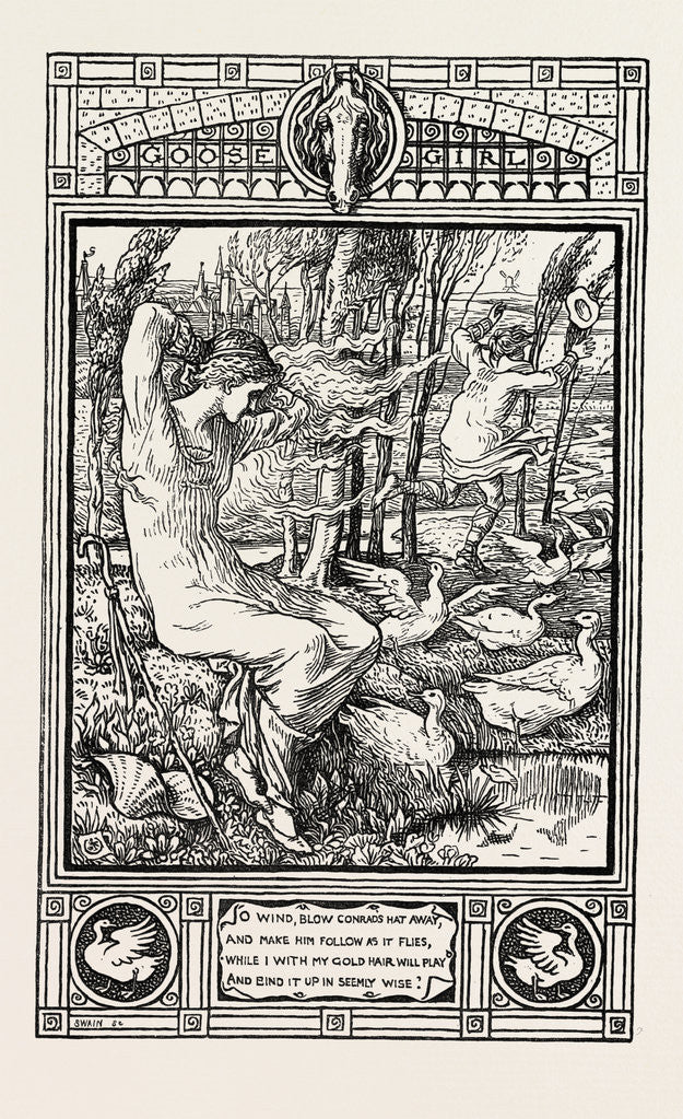 Detail of From Grimm's Household Stories by Anonymous