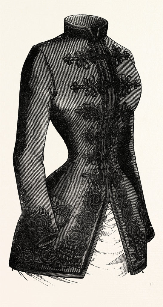 Detail of Young Lady's Jacket by Anonymous