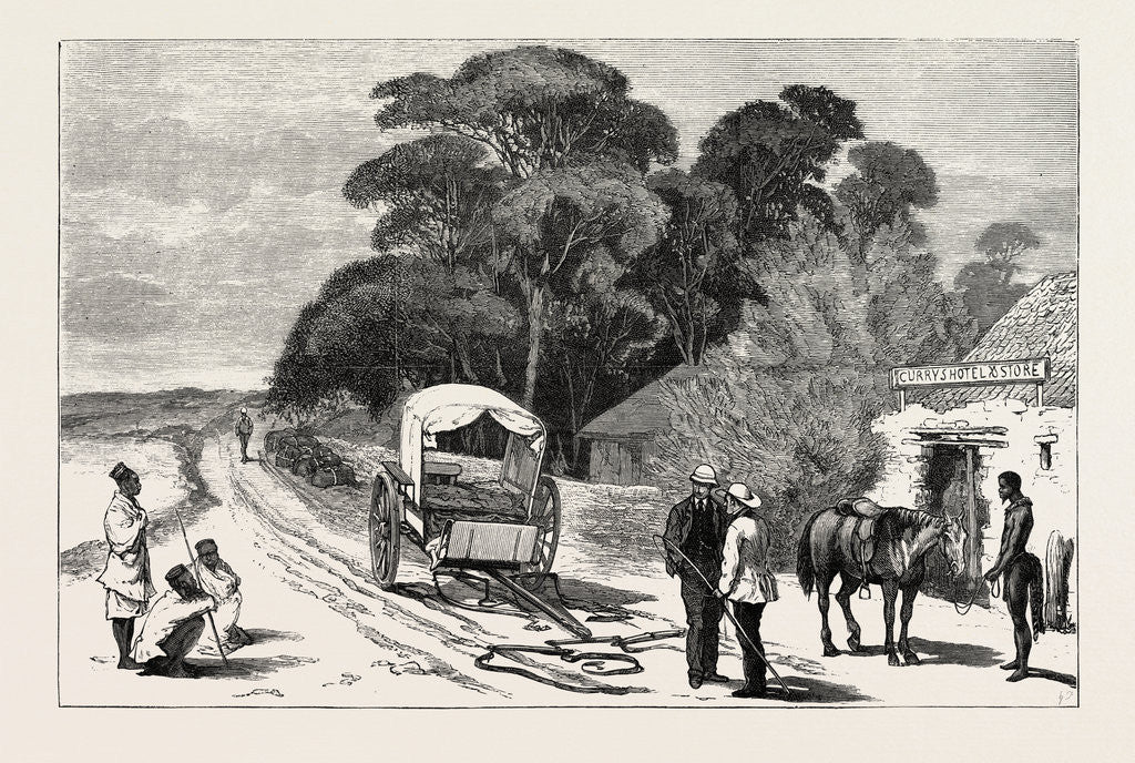 Detail of The Zulu War Wayside Hostelry by Anonymous