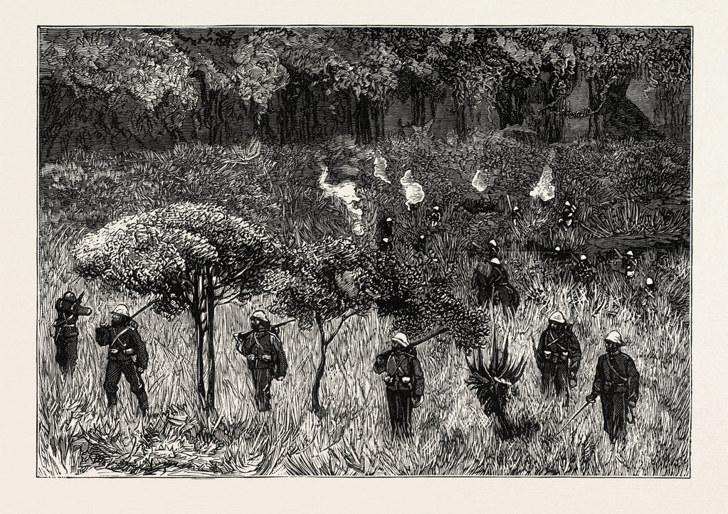 Detail of Umvolosi River, the Zulu War by Anonymous