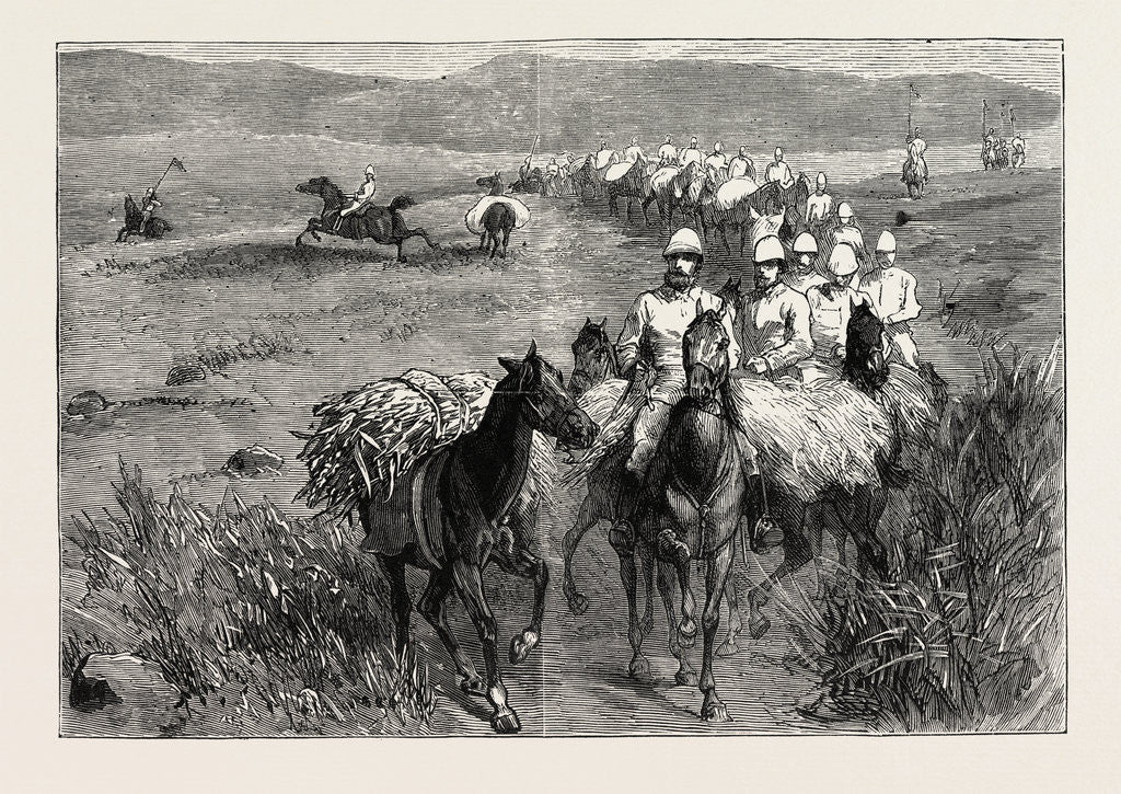 Detail of Kopje Alleen, the Zulu War by Anonymous