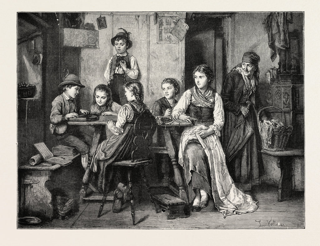 Detail of Zither Player by Anonymous