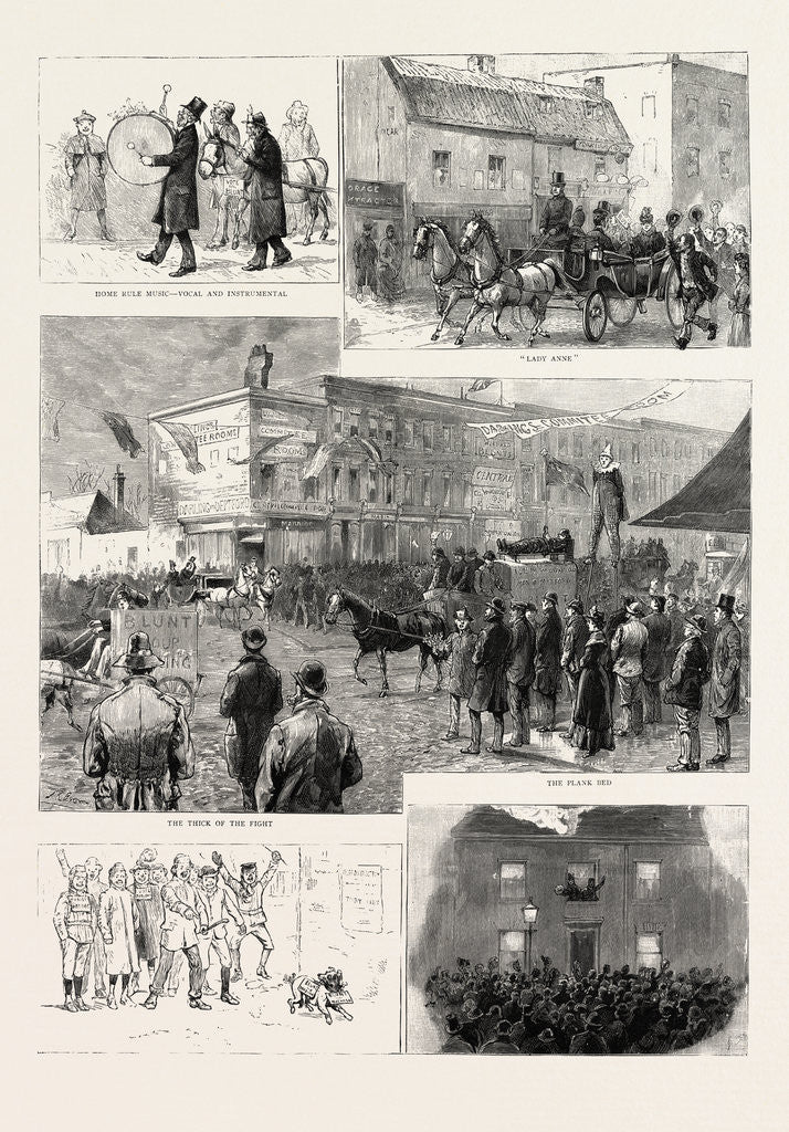 Detail of Deptford Election by Anonymous