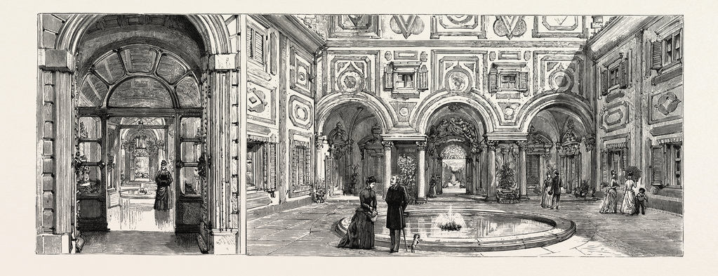 Detail of The Villa Palmieri, Florence, Italy by Anonymous