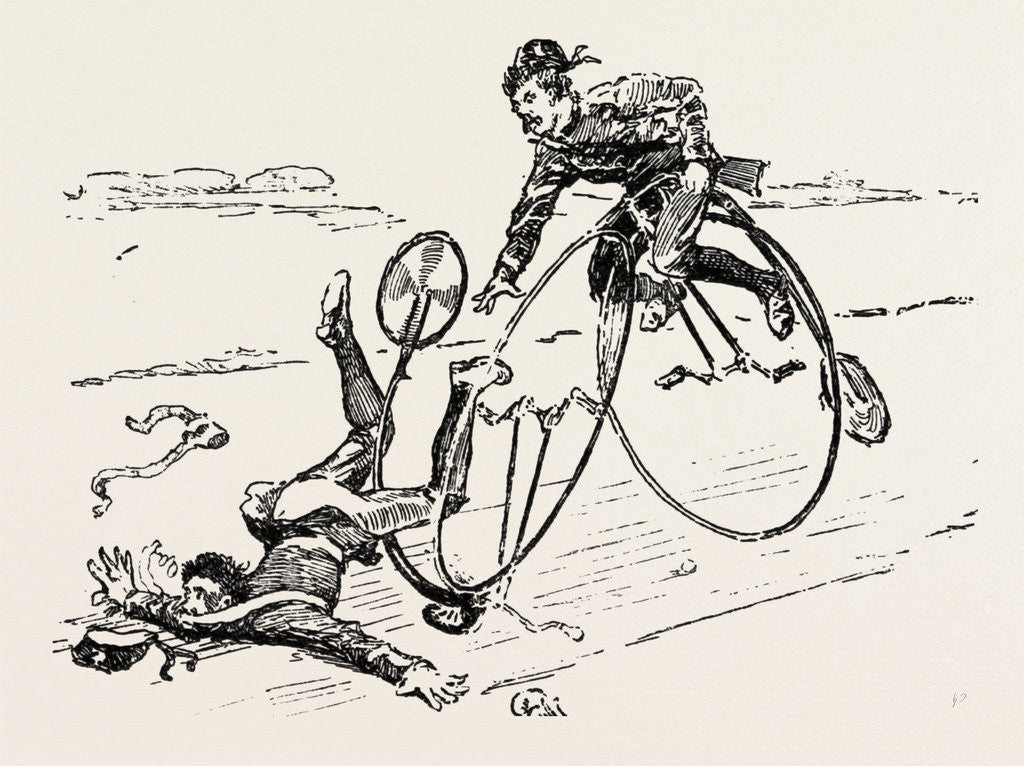 Detail of Bicycle Accident by Anonymous