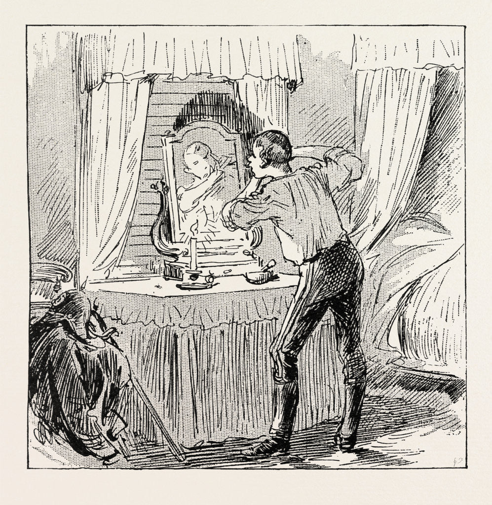 Detail of Belonging to a Country Corps, which Owing to the Distance and Railway Facilities Has to Start Betimes for the Review, I Rise and Shave As the Stable Clock Strikes 1 A.M. by Anonymous