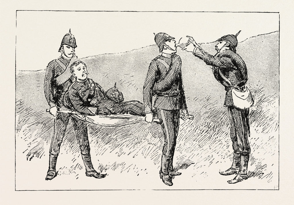 Detail of And Being Unable to Walk I Was Placed on a Stretcher by Anonymous