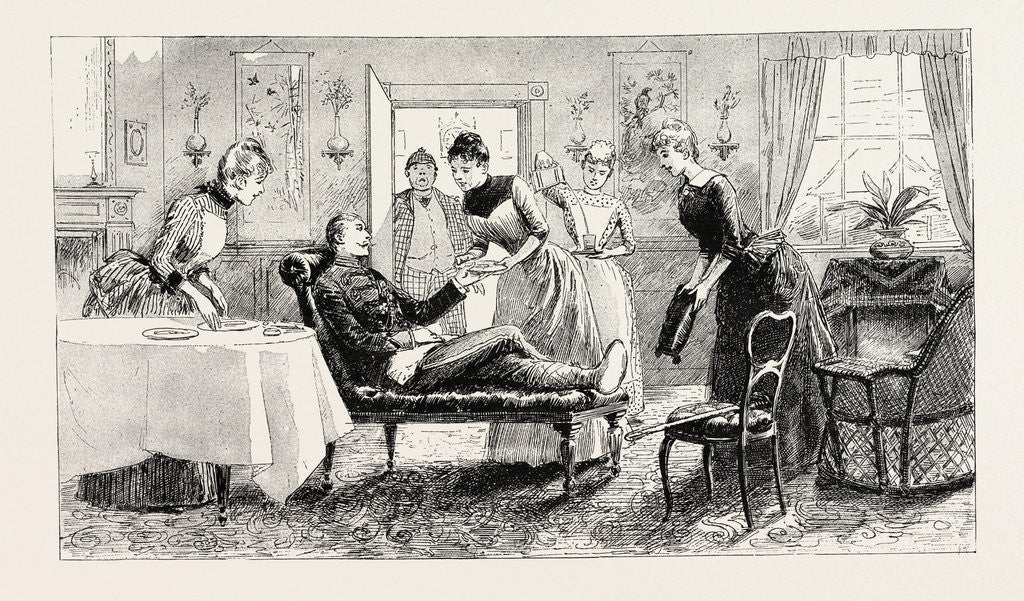Detail of Here I Was Indeed Made Most Comfortable for a Short, a Too Short, Time by Anonymous
