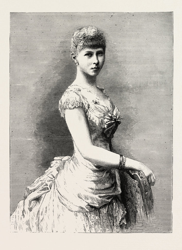 Detail of H.I.H. Princess Victoria of Germany Fourth Child and Second Daughter of the Emperor Frederick III. by Anonymous